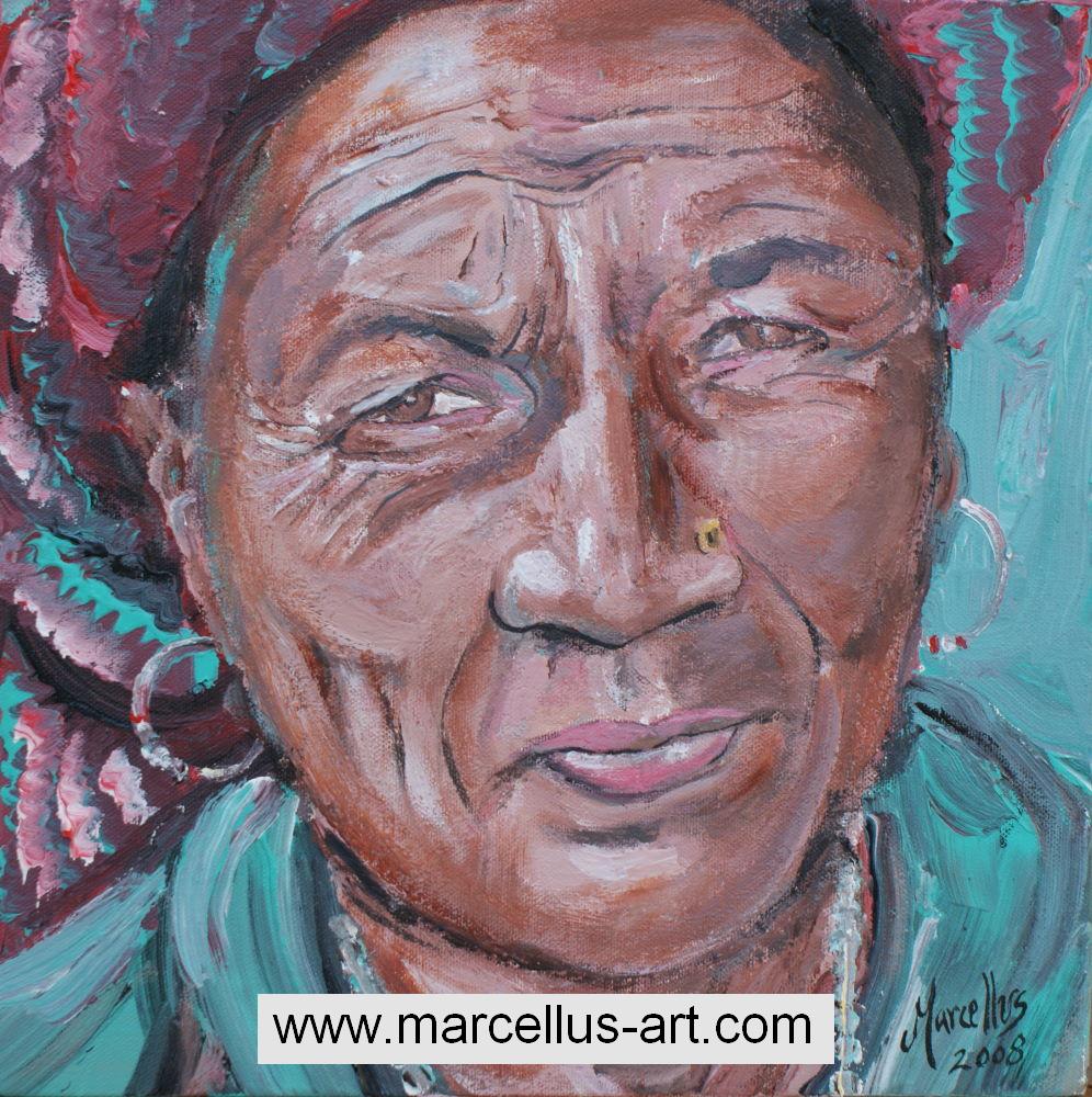 Portrait Frau aus Barkot