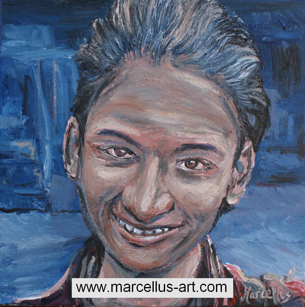 Portrait junger Verkäufer