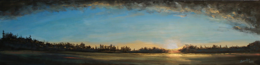 Sonnenuntergang auf der Rütihard